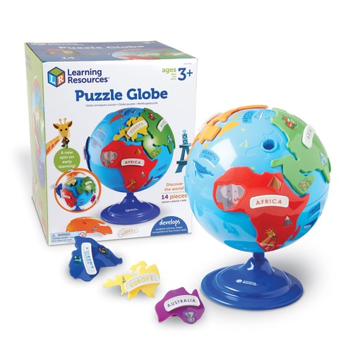 Puzzle globe educational - puzzle,