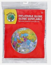 Transparent inflatable globe