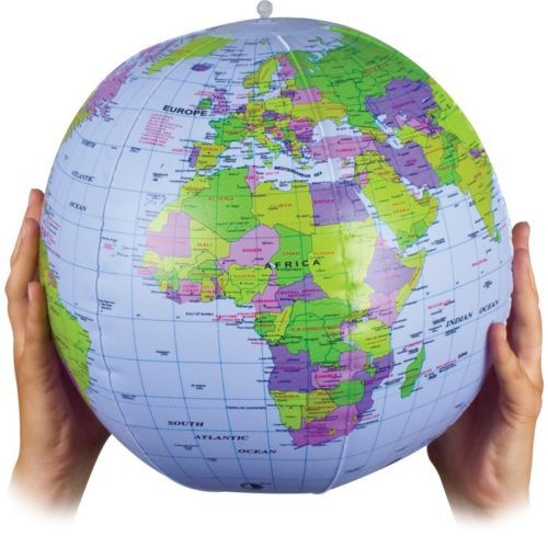 Large 40cm inflatable world - large,