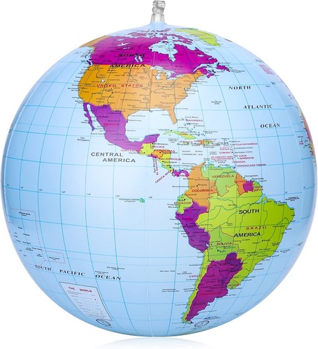 Inflatable global world - world, globe