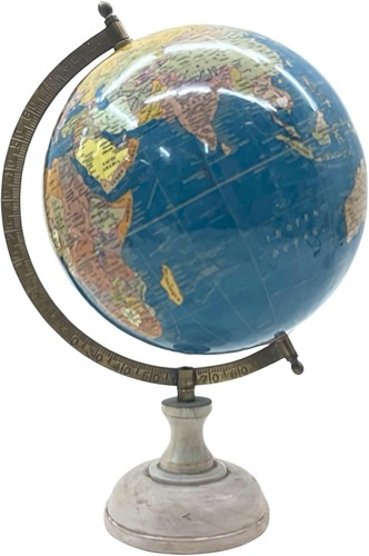 Exerz 13cm antique globe ocean - exerz,