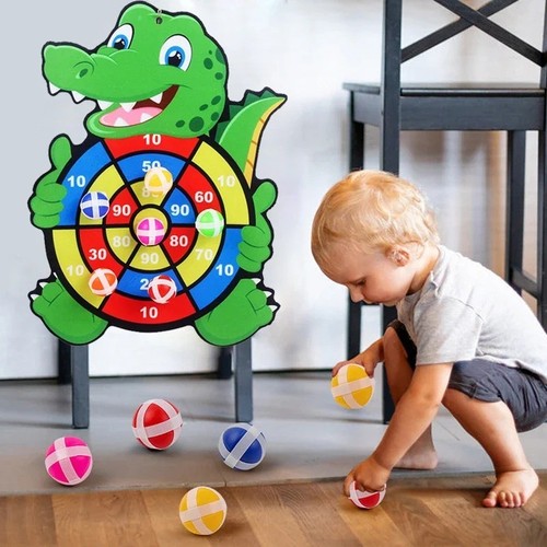 Kids sticky ball dart board - kids,
