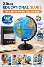World Globe Desk Display 360°