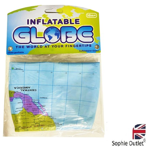 Inflatable reusable globe ball - globe,