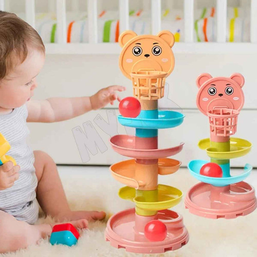 Baby puzzle track rolling ball - baby,