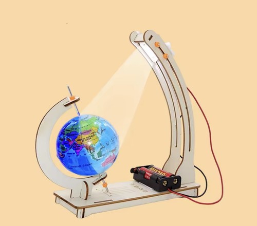 Diy stem earth model - model, night