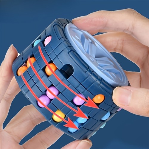 Puzzle cube gyro maze ball - cube,