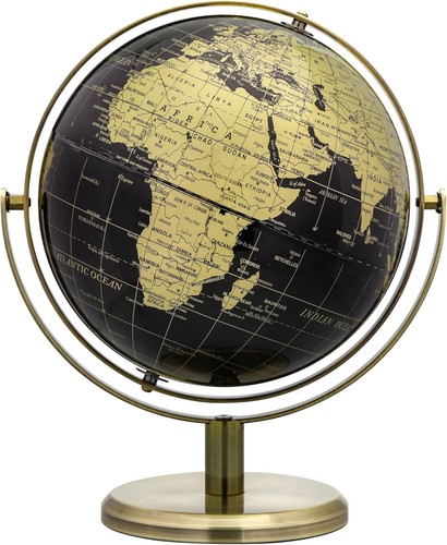 Exerz globe black - globe, gold