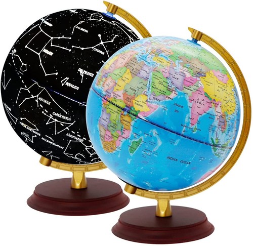Exerz illuminated world globe - illuminated,
