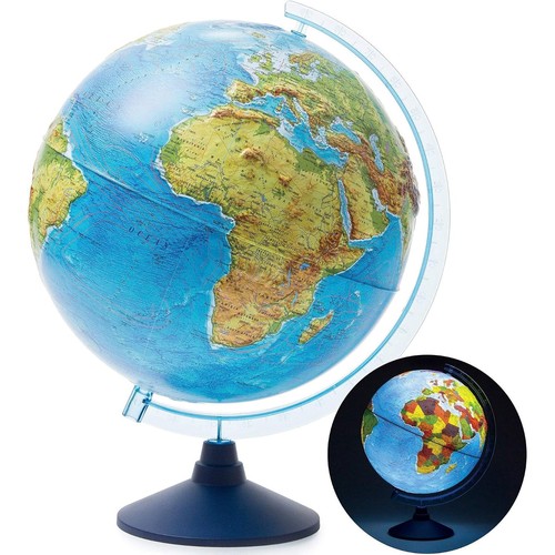 Educational globe 25cm relief - educational,