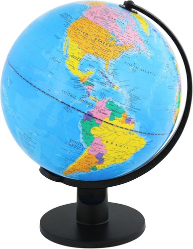 32cm educational world globe - world,