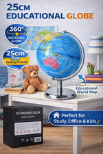 25cm educational globe