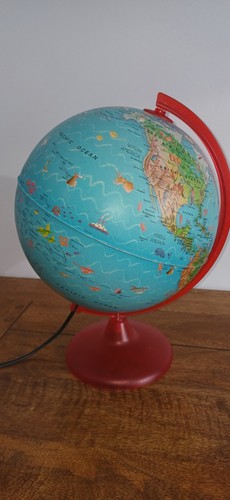 Illuminated educational globe - educational,