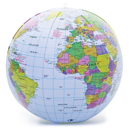 Bow globe 40cm world - 40cm,
