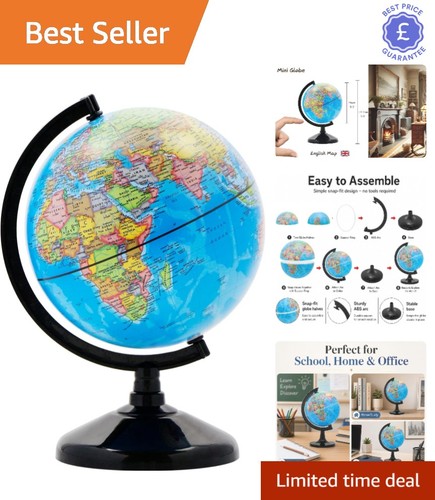 14cm rotating world globe - world,